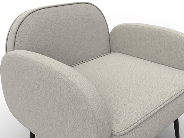 Кресло Лига-086 Рогожка бежевый - Вид 4