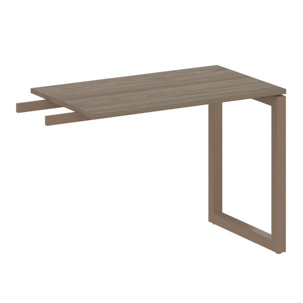 Metal System Quattro Приставной элемент на О-образном м/к 50БО.ПР-3 Вяз/Мокко металл 1000*600*750 - Вид 1