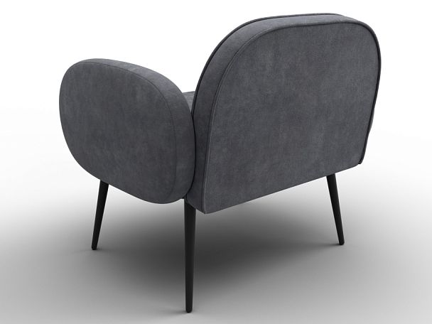 Кресло Лига-086 Велюр серый - Вид 5