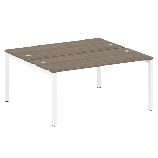 Metal System Quattro Р. ст. на П-образном м/к 50БП.РАС-СП-2.4 Вяз/Белый металл 1600*1475*750 - Вид 1