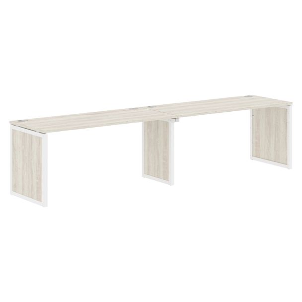 Стол 2-х местный XQPWST 3270 Сосна Эдмонт/Белый 1600х700х750 XTEN-QP - Вид 1