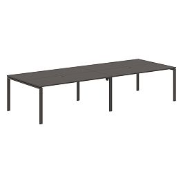 Стол 4-х местный EUWST 3513 Мокко/Мокко 3526х1346х750 EDIS - Фото предпросмотра