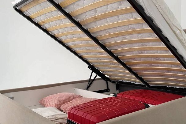 Кровать с подъемным механизмом Бест 160х200 см ZP.KM1.6-16.2170 капучино (велюр) - Вид 8