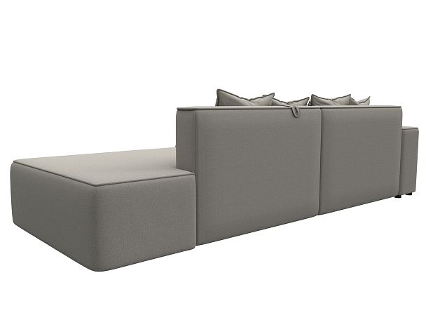 Диван угловой Лига-079 угол левый Рогожка бежевый - Вид 5