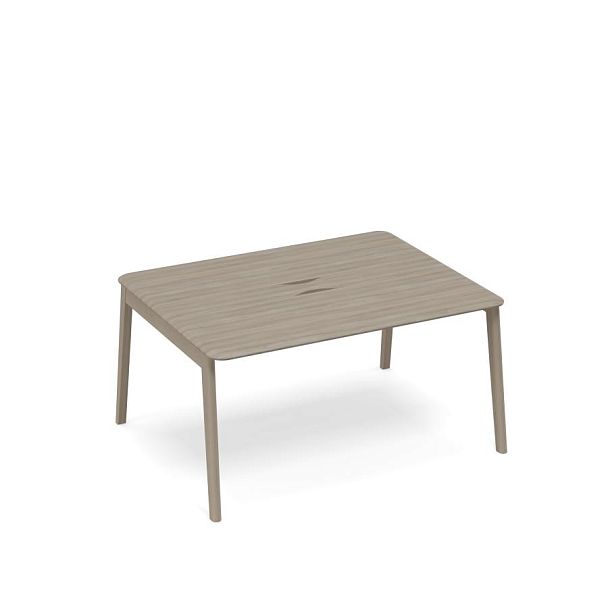 Стол для переговоров с кабель-каналом WOOD Time wood ТМ В2 155 вяз либерти - Вид 1