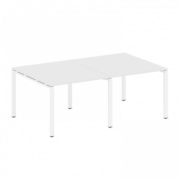 Стол для переговоров "Metal System" БП.ПРГ-2.1 белый - Вид 1