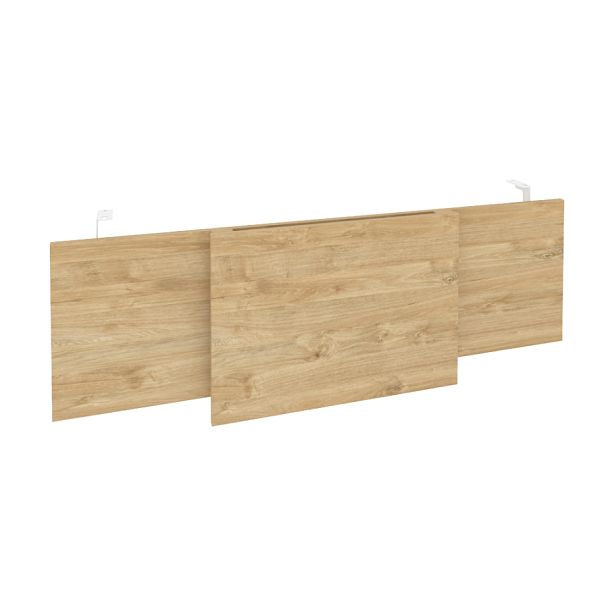 Onix Direct Царга стола руководителя O.M-CSR-4 Тиквуд светлый/Белый металл 1340*450*54 - Вид 1