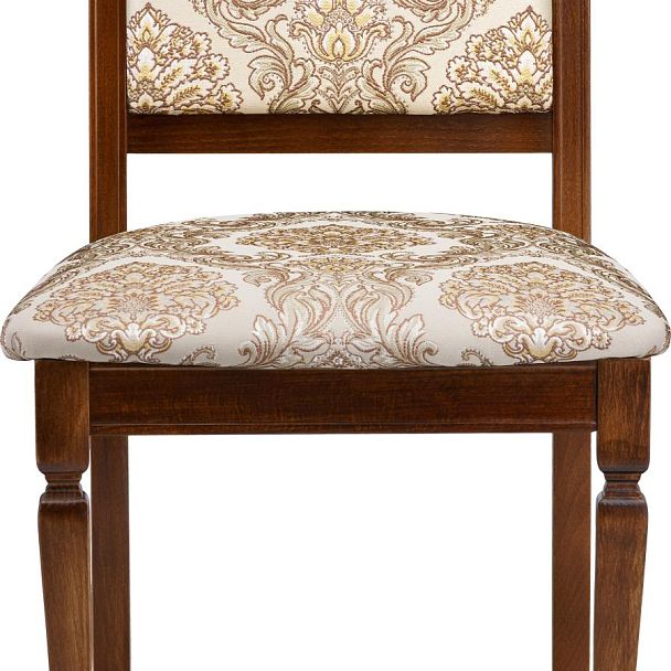 Комплект деревянных стульев с мягким сиденьем Бармс Античный орех/Бежевый жаккард, 3 шт. - Вид 10