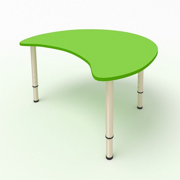Детский стол Капля 1-местный зеленый, гр.0-3 - Вид 1