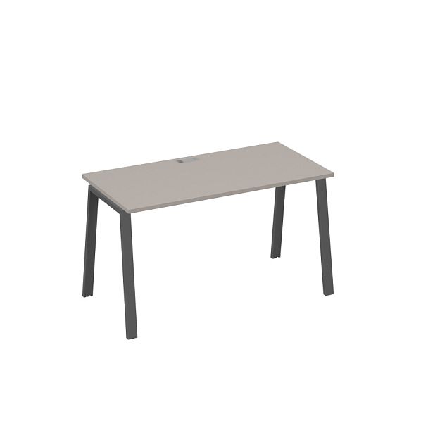 Стол письменный на металлокаркасе TRE A4 А4 Б3 014 БП мокко премиум / металлокаркас антрацит - Вид 1