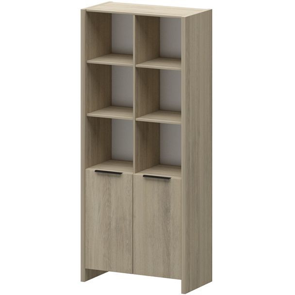 Стеллаж комбинированный КТ-42.38 Кронберг 856x438x1968 Акцент - Вид 1