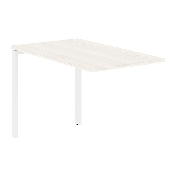 Брифинг-приставка EUB 1167 Ясень Траун/Белый 1160х670х750 EDIS - Вид 1