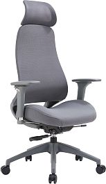 Эргономичное кресло Everprof Ant Grey (Ант Грэй) Ткань Серый - Фото предпросмотра