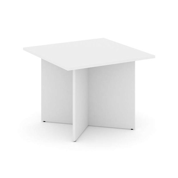 Стайл Проджект Стол переговорный квадрат. SN-D.SPRG-003 Белый 980*980*750 - Вид 1