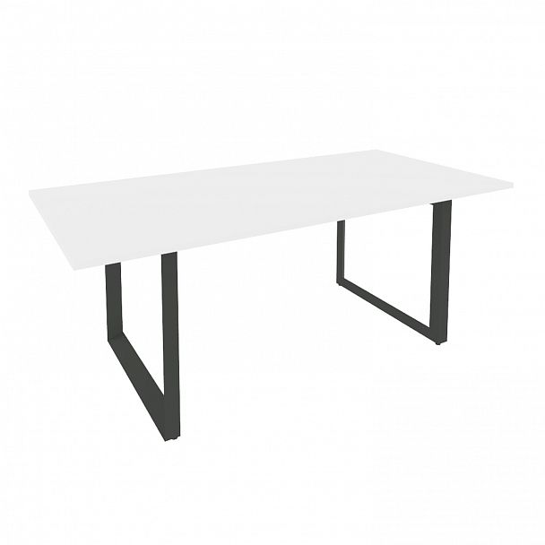 Стол переговорный "Onix direct" O.MO-PRG-19 белый/антрацит - Вид 1