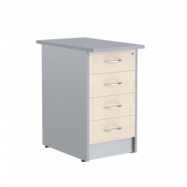 Тумба "Imago" ТП-4.2 клен/металлик - Вид 1