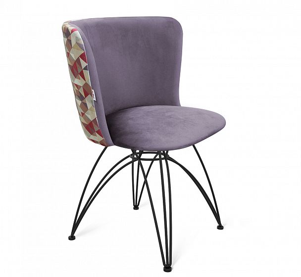 Стул Sheffilton SHT-ST36-4/S112 сумеречная орхидея/черный муар - Вид 1