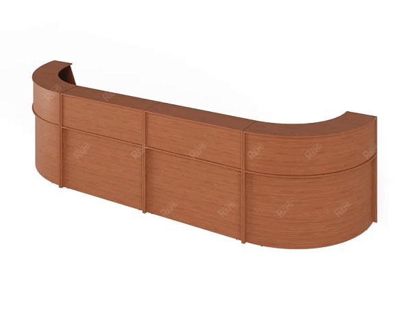 ЛАЙТ / LIGHT RLG073 Двойной ресепшн 440x180x115 Орех Итальянский - Вид 1