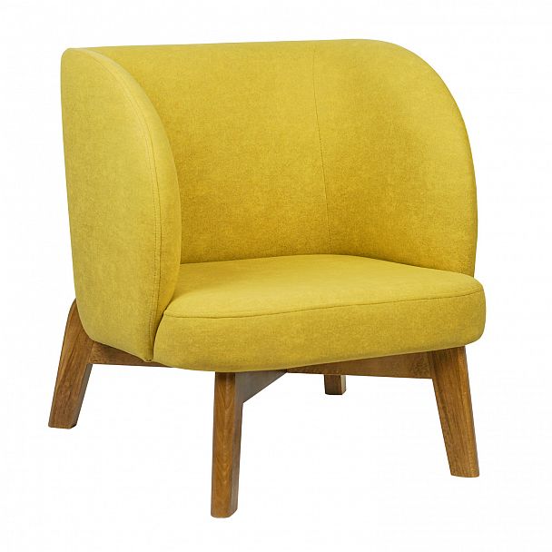 Кресло Dasch, горчичный - Вид 1