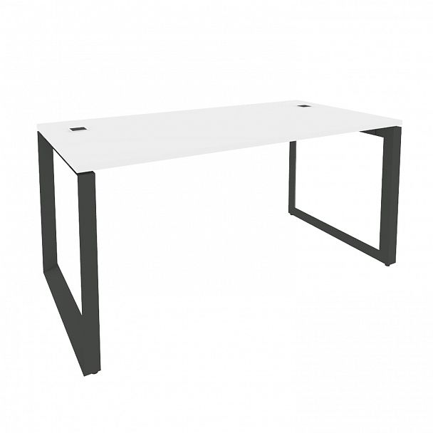 Стол руководителя "Onix direct" O.MO-SRR-4.8 белый/антрацит - Вид 1