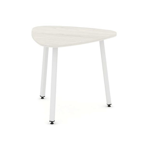Стайл Проджект Стол переговорный SN-4.SPRG-70.3 Дуб Наварра/Металл Белый 900*900*750 - Вид 1