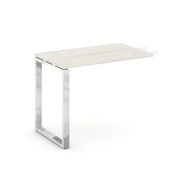 Style Project Direct Lux Брифинг-приставка M-SN-6O.BR-005 Дуб Наварра/Нержавеющая Сталь/Хром 1380*600*750 - Вид 1