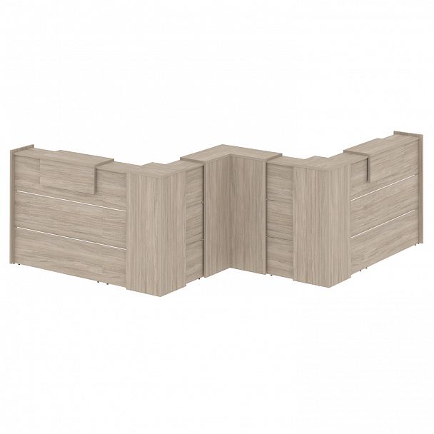 Ресепшн Г-образный "Onix" O.R-K-35 дуб аттик - Вид 2