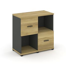 Concept Набор №221.U CN.STUN-221 W Дуб Винченцо/Антрацит/Металл Антрацит 836*420*818 - Фото предпросмотра