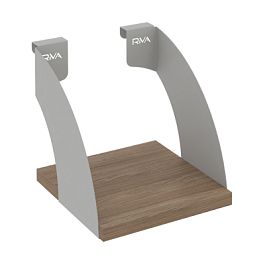 Навесные полки. Кронштейны+ЛДСП полка 200мм MAN-41-2 Дуб аризона/Серый металл 200*220*200 - Фото предпросмотра