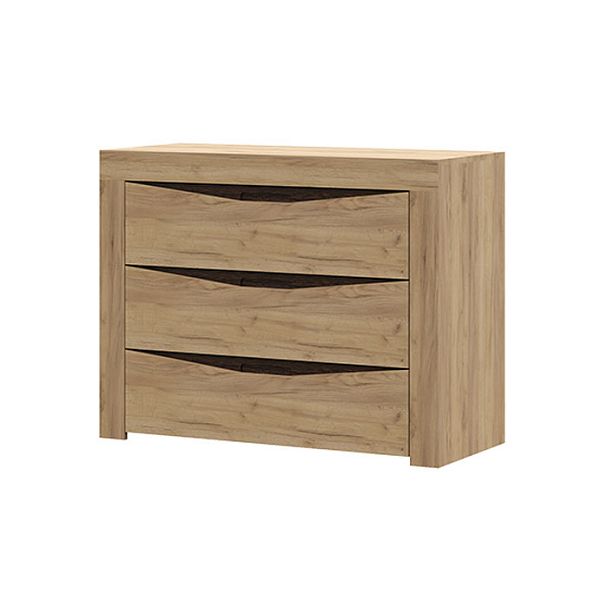 Спальня "Паола" КМ 701 (1010х780х435 мм) дуб крафт золото - Вид 1