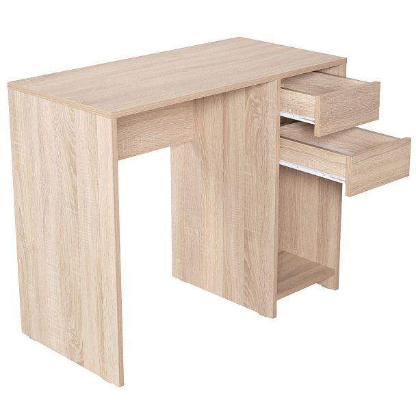 Стол письменный/компьютерный BRABIX "Scandi CD-017", 900х450х750 мм, 2 ящика, дуб сонома, 641895, ЦБ013706-2 - Вид 16