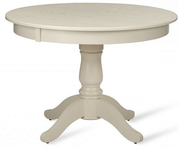 Стол деревянный раздвижной Вэлт D100(140)х100х76 Cлоновая кость - Вид 4