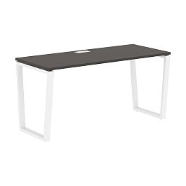 Стол прямой EVST 1567 Мокко/Белый 1560х670х750 EDIS - Фото предпросмотра