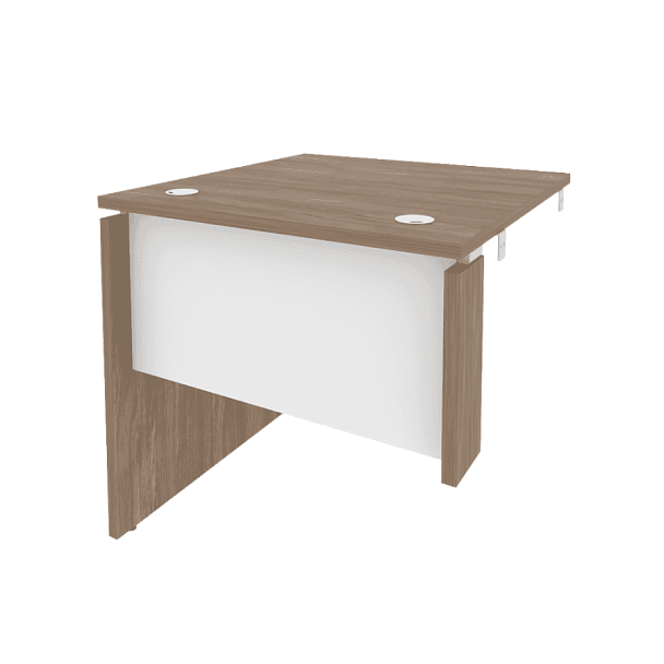 Onix Стол-приставка левый к опорным элементам O.SPR-0.8 (L) Дуб аризона/Белый бриллиант 780*800*750 - Вид 1
