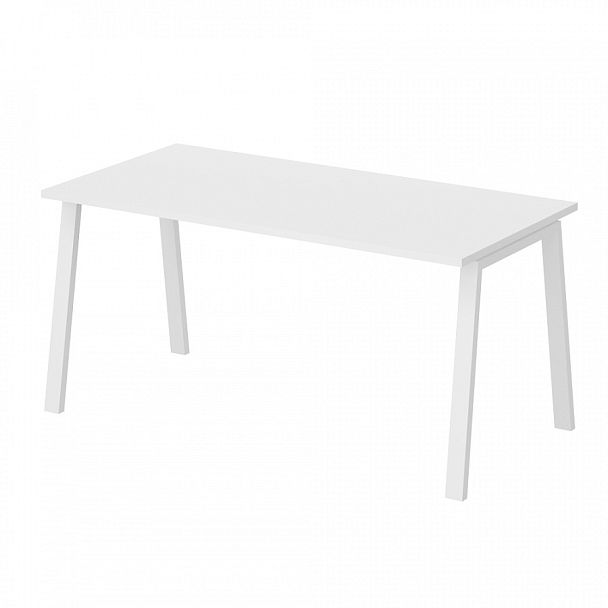 Столы рабочие "Компьютерные столы"  ПК-ТНП-СТ160Х80/МКА-В2-1051 белый - Вид 1