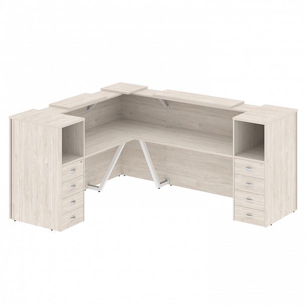 Ресепшн Г-образный "Onix" O.R-K-29 денвер светлый - Вид 1