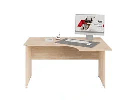 UNITY PС3-14 R ДУБ СОНОМА Офисный стол угловой Правый 1400х900х750 - Фото предпросмотра