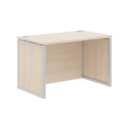 Стол прямой XQPST 127H Бук Тиара/Алюминий 1200х700х750 XTEN-QP - Фото предпросмотра