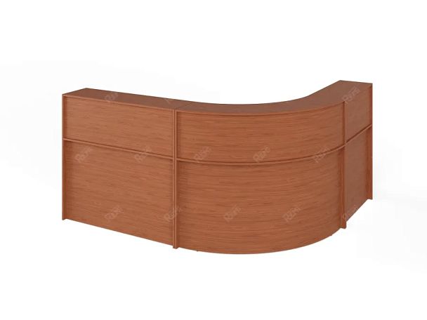 ЛАЙТ / LIGHT RLG070 Угловой ресепшн 220x180x115 Орех Итальянский - Вид 1