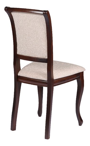 Обеденная группа стол Арей 140(180)х80х76 Темный орех и 6 стульев Арктос Темный орех/Кремовая рогожка - Вид 9