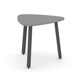 Стайл Проджект Стол переговорный SN-5.SPRG-70.3 Серый Пепел/Металл Антрацит 900*900*750 - Фото предпросмотра