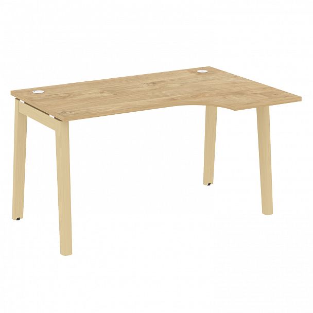 Стол эргономичный "Onix wood" OW.SA-2 тиквуд светлый/дуб светлый - Вид 1