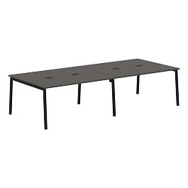 Конференц стол ELCT 3114 Мокко/Черный 3132х1346х750 EDIS - Фото предпросмотра