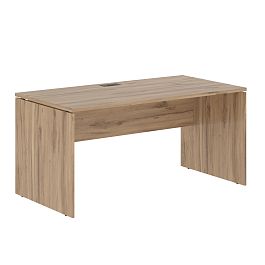 Стол прямой EDST 1580 Дуб Денвер светлый/Мокко 1560х800х750 EDIS - Фото предпросмотра