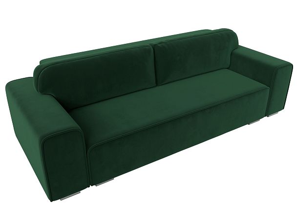 Прямой диван Лига-029 Велюр зеленый - Вид 5