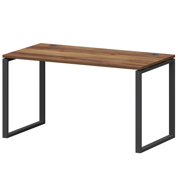 Стол на металлокаркасе СМС25-О-18К.73.Пр25 Таксония/Антрацит 1800x730x750 Смарт - Вид 1