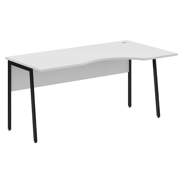 Стол прямой СА-1P(R) Белый/Черный 1600х900х755 IMAGO PLUS - Вид 1