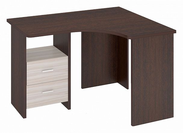 Стол письменный Домино Лайт СКЛ-Угл 120 Венге/Карамель левый - Вид 2