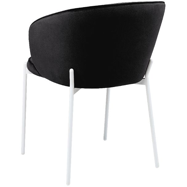 Комплект кухонных стульев Миэль черный велюр/белый, 4 шт. - Вид 5