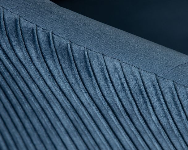 Кресло дизайнерское DOBRIN EDISON (синий велюр (1922-20)) - Вид 9